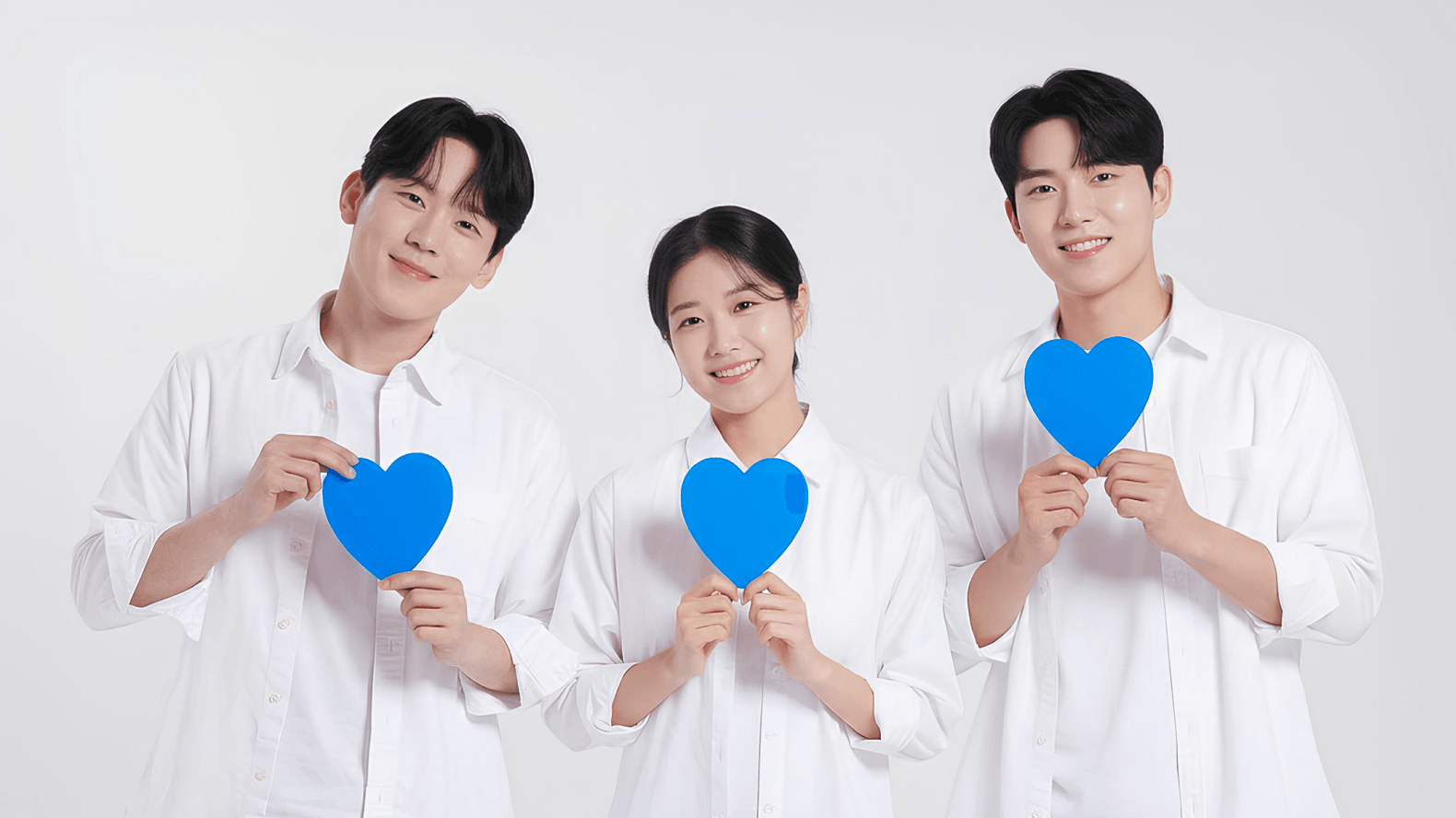 우리은행 사회공헌활동에 참여하고 있는 임직원들